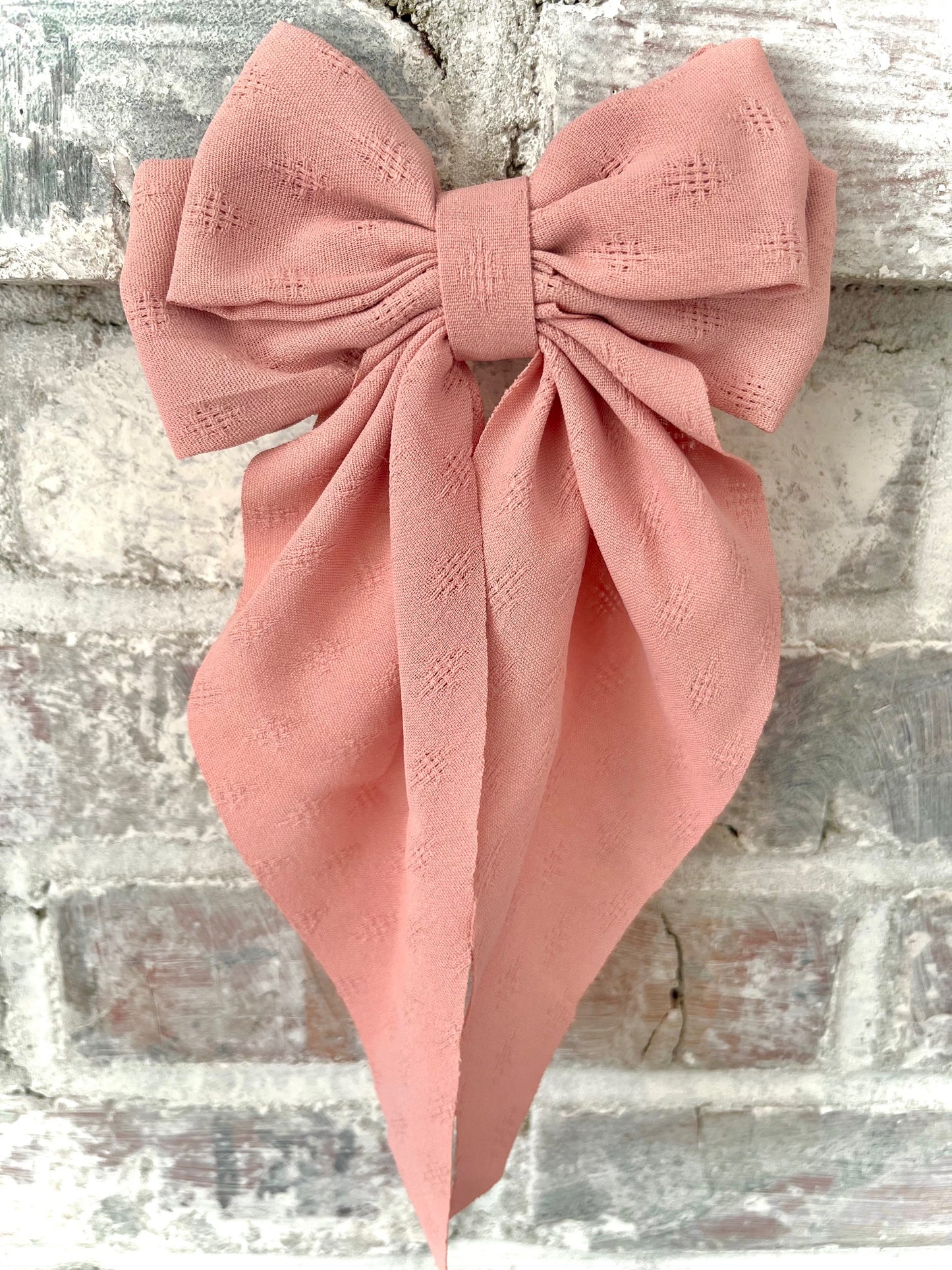 Dusty Rose Bow
