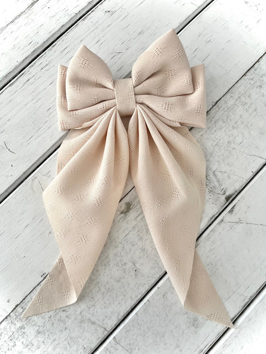 Soft Pink Bow