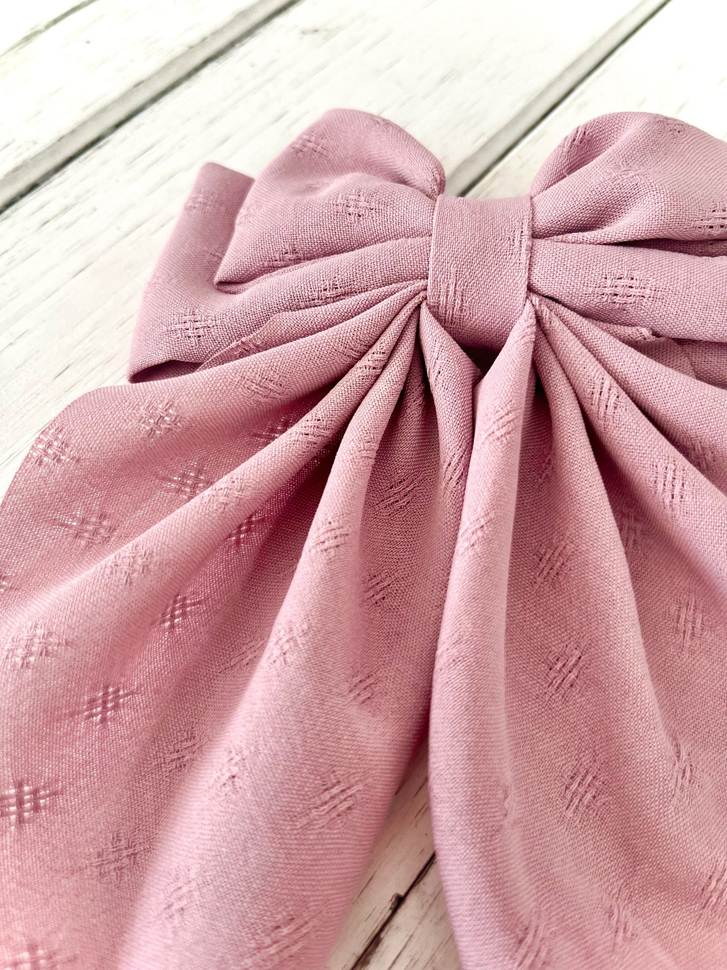 Dusty Pink Bow