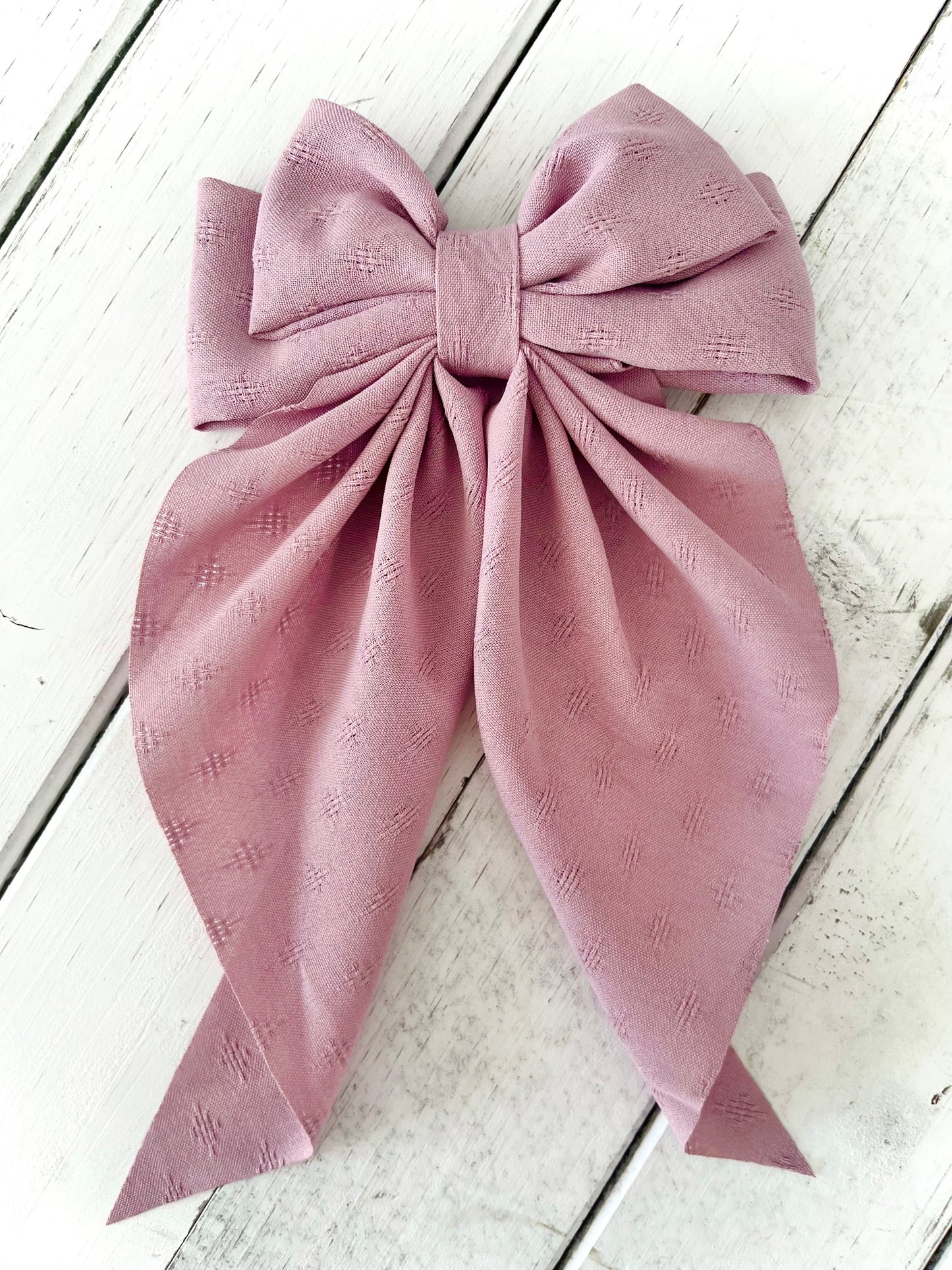 Dusty Pink Bow