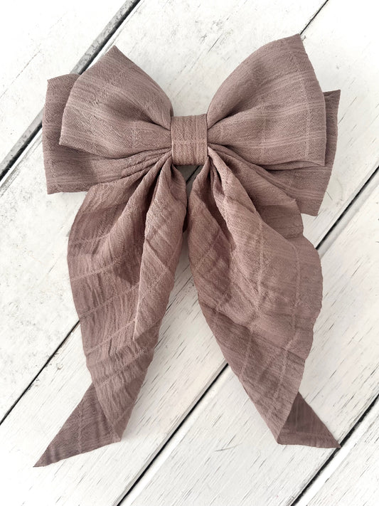 Purple Berry Bow