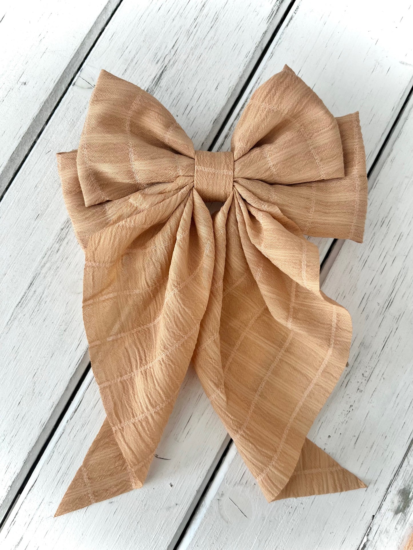 Soft Butterscotch Bow