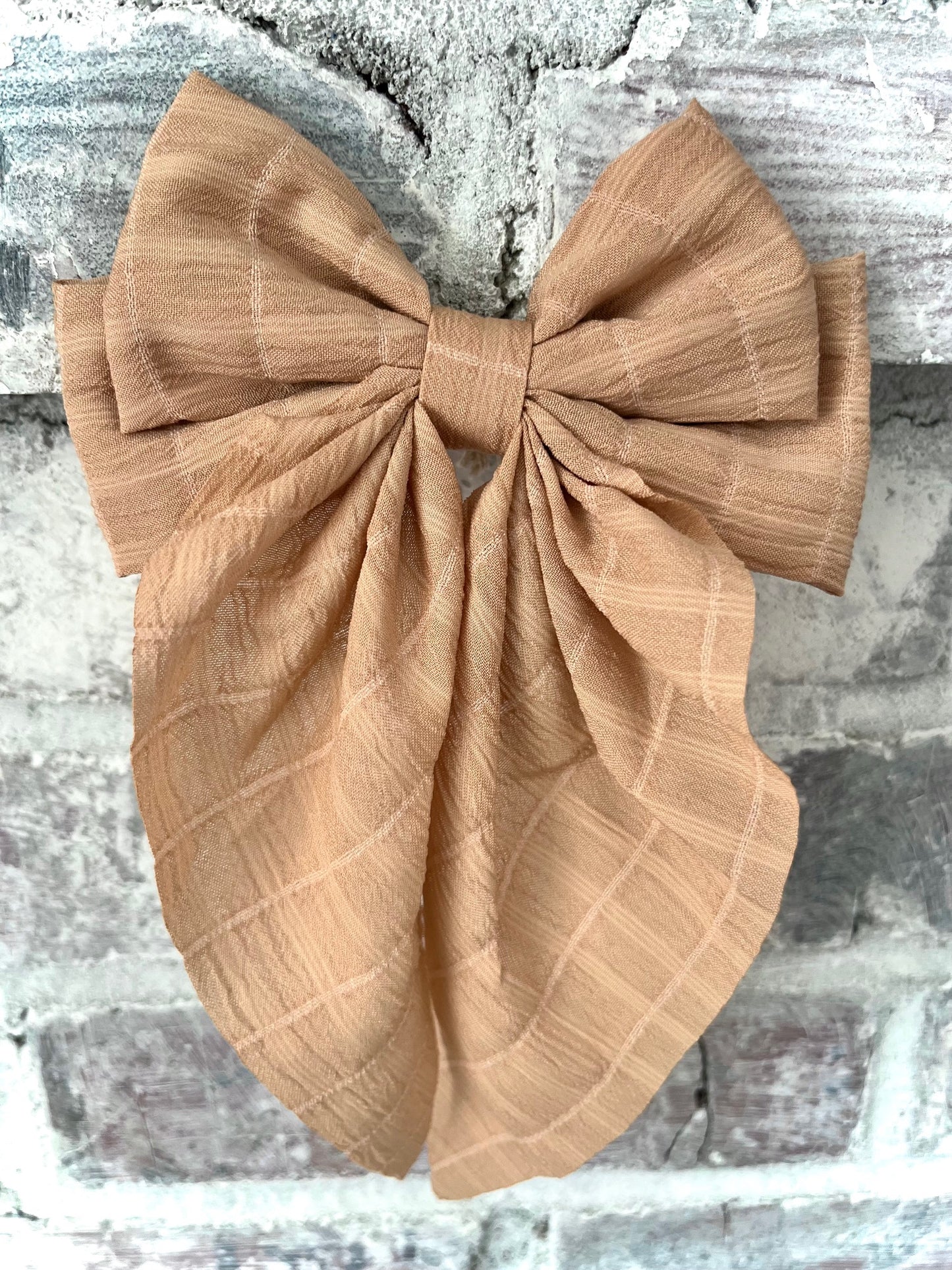Soft Butterscotch Bow