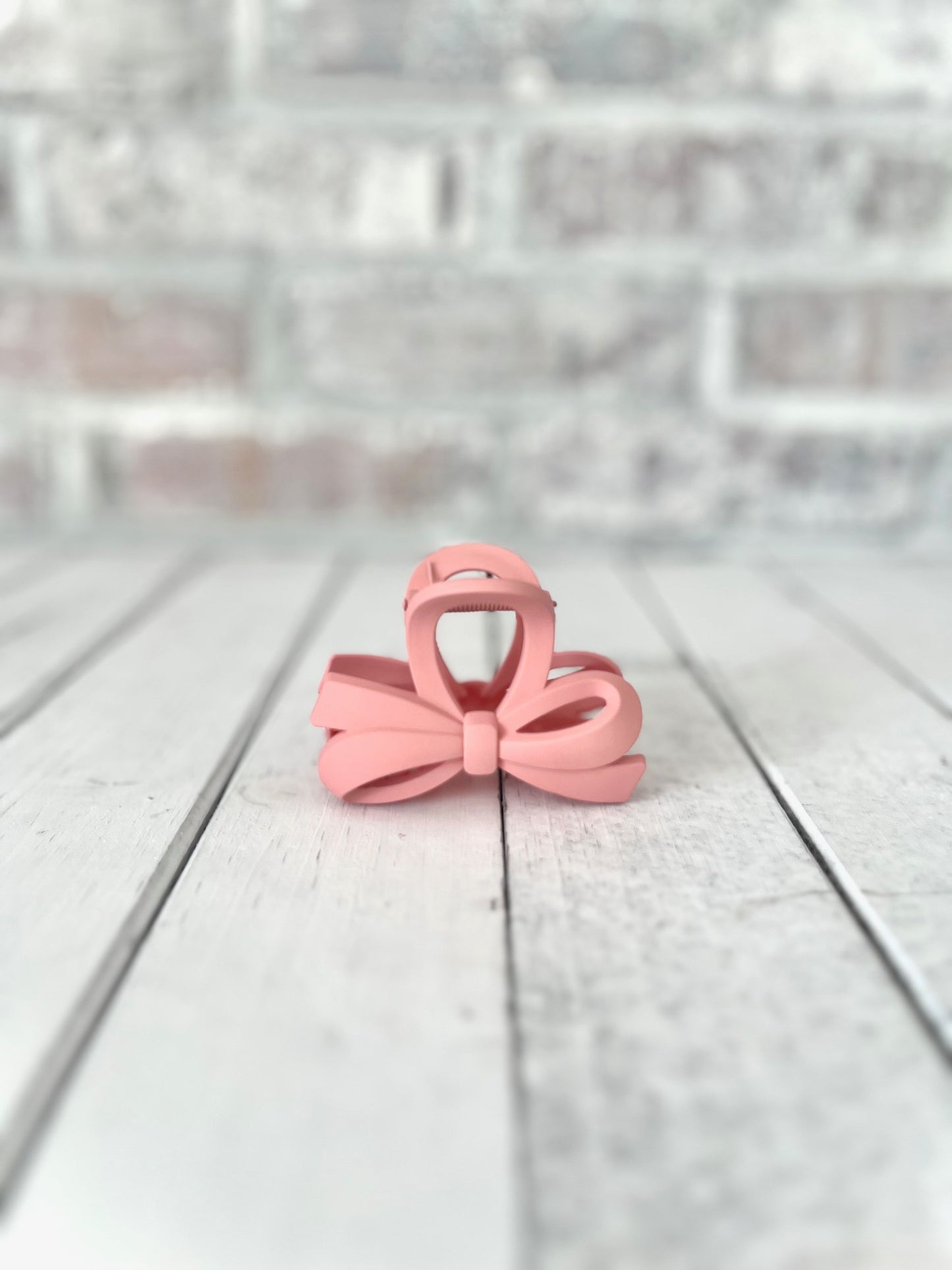 Strawberry Bow Hair Claw