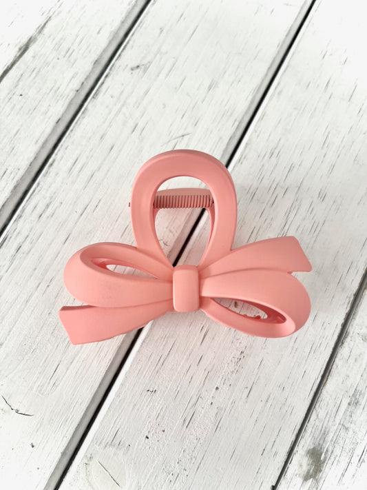 Strawberry Bow Hair Claw