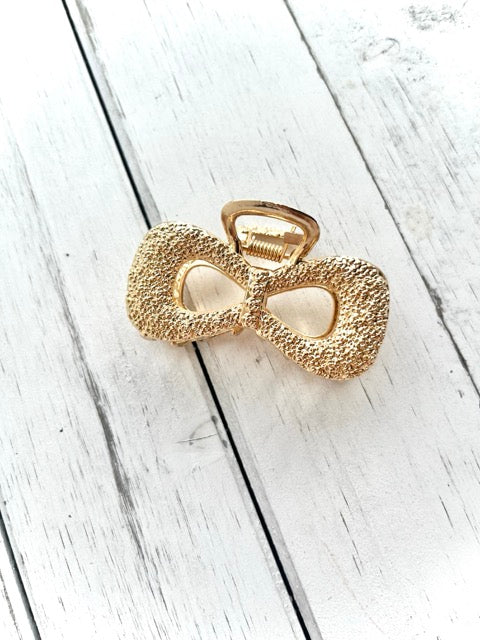 Midas Bow Touch Hair Claw